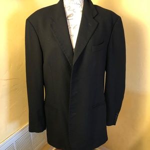 Pronto Uomo Black Suit Jacket 44R